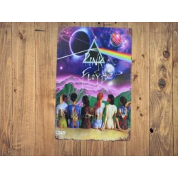 Wandbord Pink Floyd "Back" - Vintage Retro - Mancave - Wand Decoratie - Reclame Bord - Metalen bord