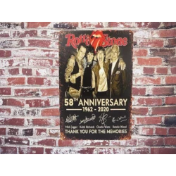 Wandschild Rolling Stones...