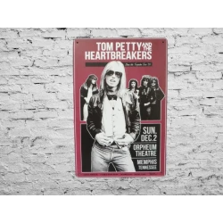 Metal wall sign Tom Petty -...