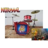 EXCLUSIVE drum kit Slingerland RED Glitter Normaal 50 joar - Very detailed model -LUXURY model -