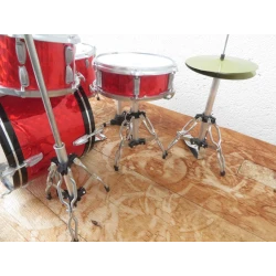 EXCLUSIEF drumstel Slingerland RED Glitter Normaal 50 Joar - Zeer gedetailleerd model -LUXE model -