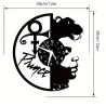 LP CLOCK VINYL WALL CLOCK PRINCE