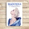 Wandschild MADONNA  'True Blue' - Vintage Retro - Mancave - Wanddekoration - Werbeschild - Metallschild
