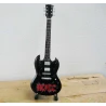 Miniature Guitar Gibson SG - ACDC - TRIBUTE