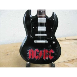 Miniatuur Gitaar Gibson SG - ACDC - TRIBUTE