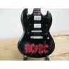 Miniature Guitar Gibson SG - ACDC - TRIBUTE