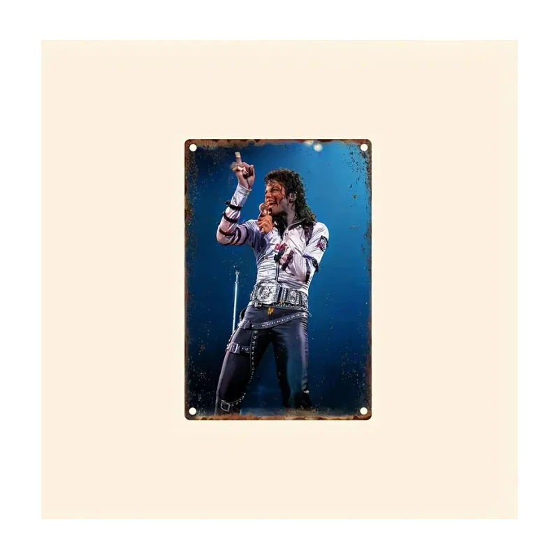 Wall sign Michael Jackson- Vintage Retro - Mancave - Wall Decoration - Advertising Sign - Metal sign