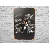 Wandbord  ACDC 'Signed' Vintage Retro - Mancave - Wand Decoratie - Reclame Bord - Metalen bord