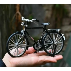 Miniatuur fiets met echt...