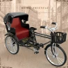 Miniatur-Fahrrad mit echten funktionierenden Pedalen