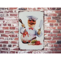 Wall Sign Metal Wall Sign SWEDISH CHEF - "Muppets" - Mancave - Wall Decoration -