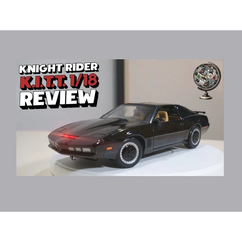 Knight Rider Kitt model auto 1:24 met bewegende led verlichting