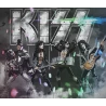Rock-Actionfiguren KISS (Gene, Paul, Ace und Peter) + Instrumente