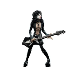 Rock-Actionfiguren KISS (Gene, Paul, Ace und Peter) + Instrumente