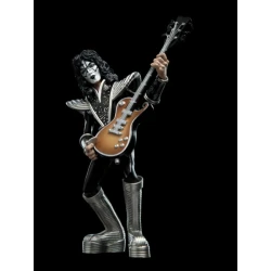 Rock-Actionfiguren KISS (Gene, Paul, Ace und Peter) + Instrumente