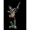 Rock-Actionfiguren KISS (Gene, Paul, Ace und Peter) + Instrumente
