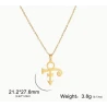 Ketting met PRINCE (symbool van de liefde) hanger aan ketting (Goudkleur)