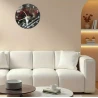 Klok (digitaal) met glasplaat opdruk LED ZEPPELIN "Zoso"