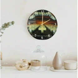 Uhr (digital) mit Glasplattenaufdruck METALLICA "Master of Puppets"