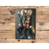 Wandschild ROLLING STONES 'Live' Vintage Retro - Mancave - Wanddekoration - Werbeschild - Metallschild
