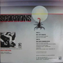 Originele Picture Disk (LP) van de Scorpions 'big city nights' 1984