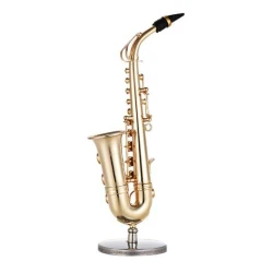 Alt Saxofoon Alto Saxophone Brass Sax met standaard en koffertje