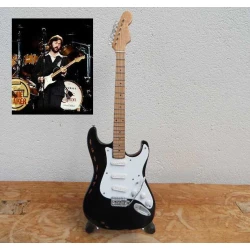 miniatuur gitaar Fender Stratocaster "Blackie" Eric Clapton Studio