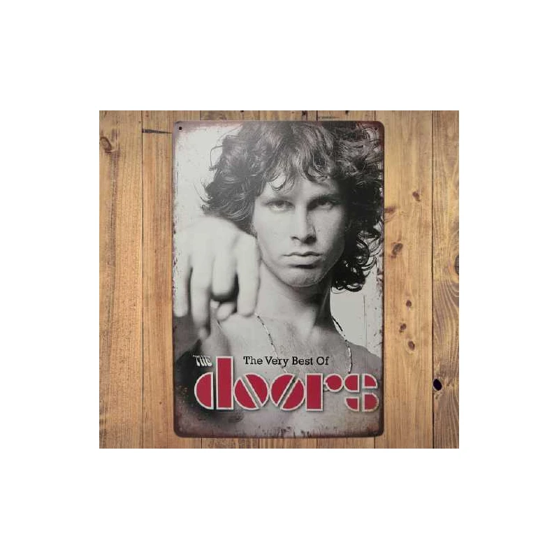 Wandbord  The DOORS 'the very best of'- Vintage Retro - Mancave - Wand Decoratie - Reclame Bord - Metalen bord