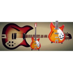 Gitaar Rickenbacker 360 SunFire o.a. John Lennon - The Beatles -