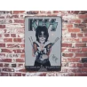 Wandbord  PETER CRISS met handtekening KISS  - Vintage Retro - Mancave - Wand Decoratie - Reclame Bord - Metalen bord