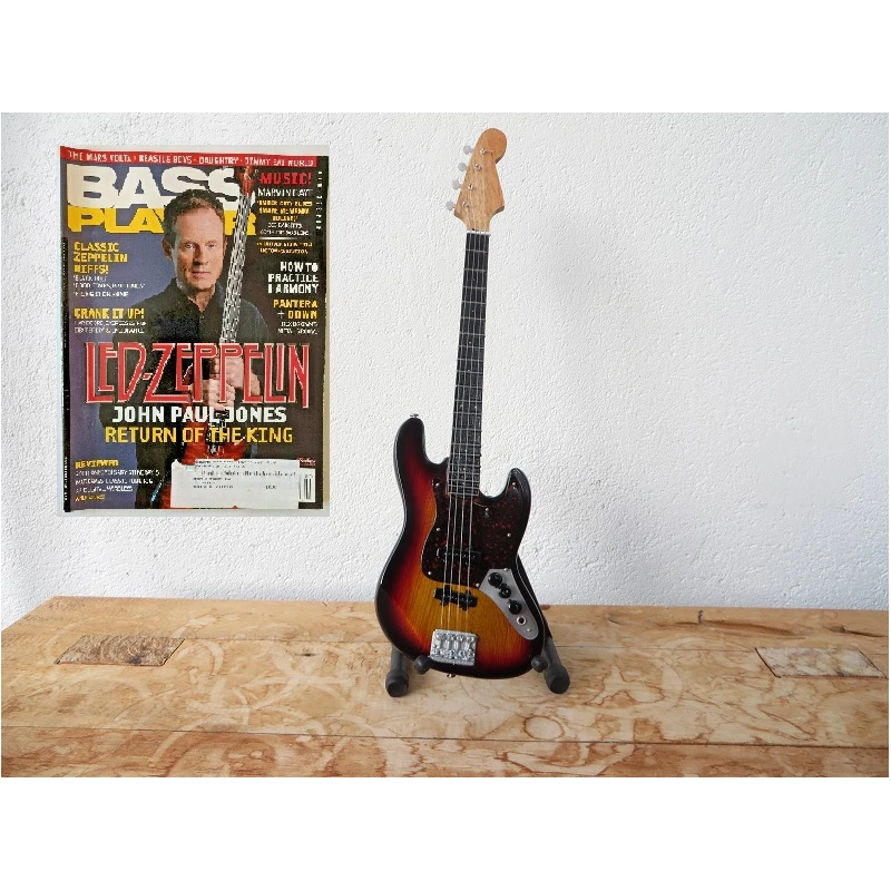 Miniature guitar John Paul Jones (Led Zeppelin): Manson E-Bass