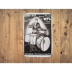 Wall sign BUDDY RICH "WFL...