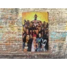METALEN WANDBORD "The 100 Greatest Living Rock Stars!" - Vintage Retro - Mancave - Wand Decoratie - Reclame Bord - Metalen bord