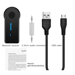 Bluetooth Receiver Adapter Draadloze verbinding 3.5mm Jack