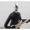 Figurine originale décoration sculpture abstraite 'GUITARISTE' HOME DECO ART