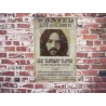 Wandschild ERIC Clapton 'wanted'  - Vintage Retro - Mancave - Wanddekoration - Werbeschild
