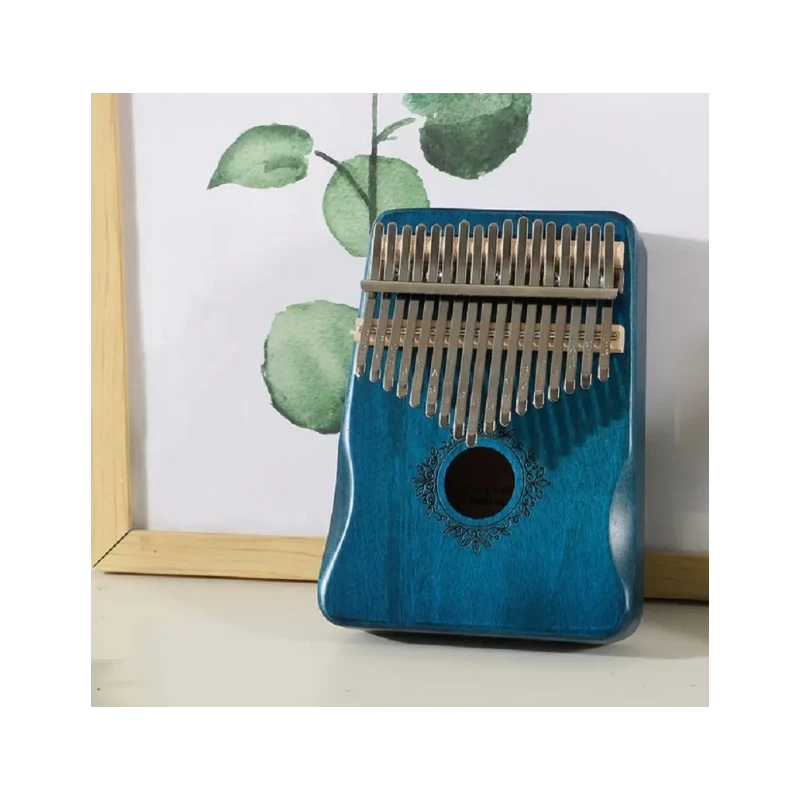 17-Toets Perfecte Gauntlets Piano Mahonie BLUE Kalimba