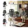 Microfoon Robot Lamp Vintage Metalen decoratie verlichting