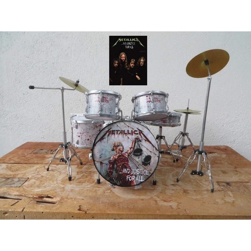 Drum kit from Metallica (Lars Ulrich) "... and Justice for all" - VERY DETAILED!