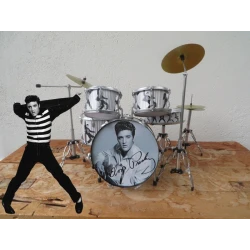 Drum set Elvis Presley...