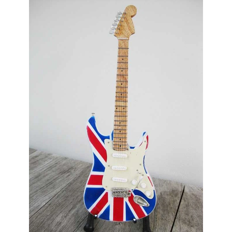 miniatuur gitaar Stratocaster British flag miniatuur gitaar Stratocaster British flag