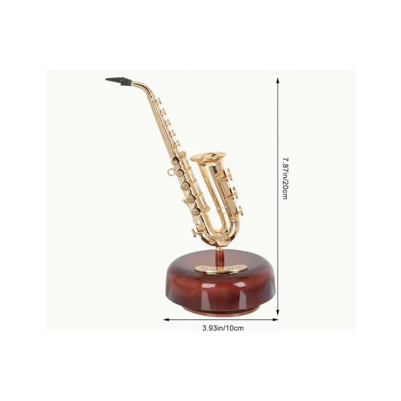 Music Box (speeldoos / muziekdoosje ) Saxofoon