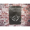 Wandbord  ROCK 'N ROLL 'ENGLAND' Vintage Retro - Mancave - Wand Decoratie - Reclame Bord - Metalen bord