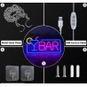 LED Neon Bord "BAR" Nachtverlichting / sfeerverlichting