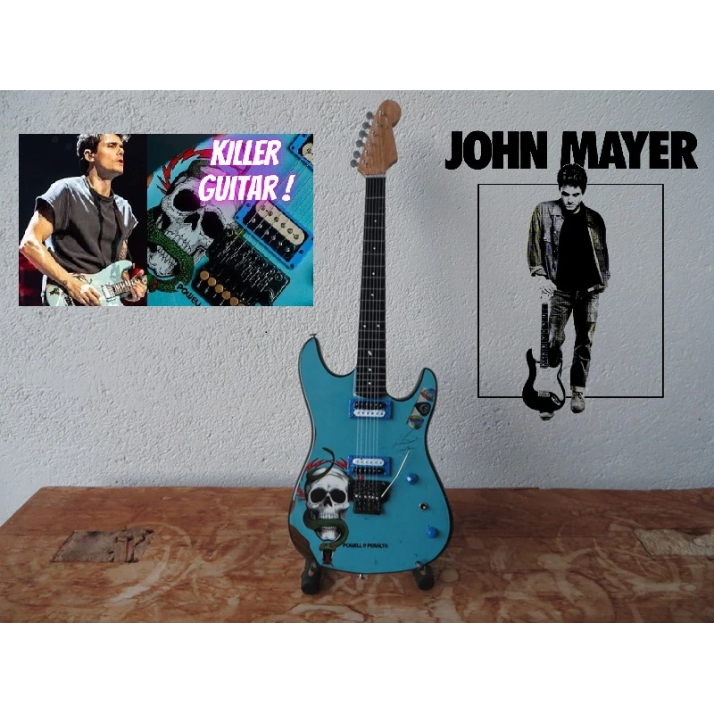 Miniaturgitarre John Mayer Custom Powell Peralta Charvel San Dimas