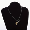 Collier avec pendentif guitare (Epiphone Flying-V)) argenté