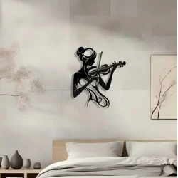 Metal Wall Sign Girl...