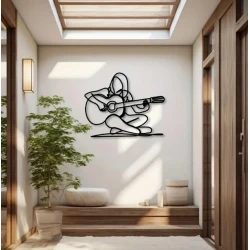 Metal Wall Sign guitar...